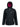 Womens Sherpa Lined Waterproof Jacket (Black/Raspberry)