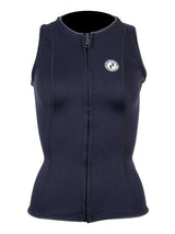 Womens Heritage Sleeveless Wetsuit Jacket (Black)