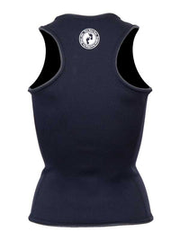 Womens Heritage Sleeveless Wetsuit Jacket (Black)