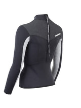 Two Bare Feet Womens Aspect Back Zip 2.5mm Wetsuit Jacket (Black/Grey/Grey)
