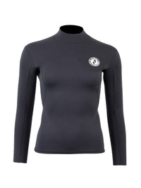 Two Bare Feet Womens Aspect Back Zip 2.5mm Wetsuit Jacket (Black)