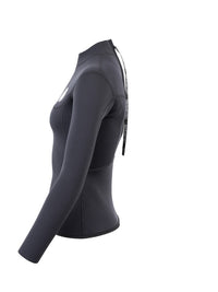 Two Bare Feet Womens Aspect Back Zip 2.5mm Wetsuit Jacket (Black)
