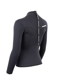 Two Bare Feet Womens Aspect Back Zip 2.5mm Wetsuit Jacket (Black)