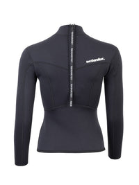 Two Bare Feet Womens Aspect Back Zip 2.5mm Wetsuit Jacket (Black)