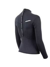 Two Bare Feet Womens Aspect Back Zip 2.5mm Wetsuit Jacket (Black)