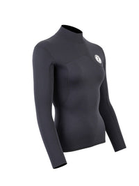 Two Bare Feet Womens Aspect Back Zip 2.5mm Wetsuit Jacket (Black)