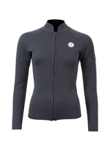 Two Bare Feet Unisex Perspective Full Zip 2.5mm Wetsuit Jacket & Hotpants Set (Black)