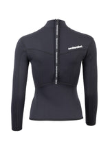Two Bare Feet Womens Aspect Back Zip 2.5mm Wetsuit Jacket & Hotpants Set (Black)