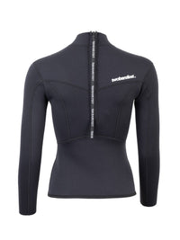 Two Bare Feet Womens Aspect Back Zip 2.5mm Wetsuit Jacket & Hotpants Set (Black)