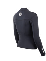 Two Bare Feet Womens Aspect Fleece Lined Zipless Thermal 2.5mm Superstretch Wetsuit Top (Black)