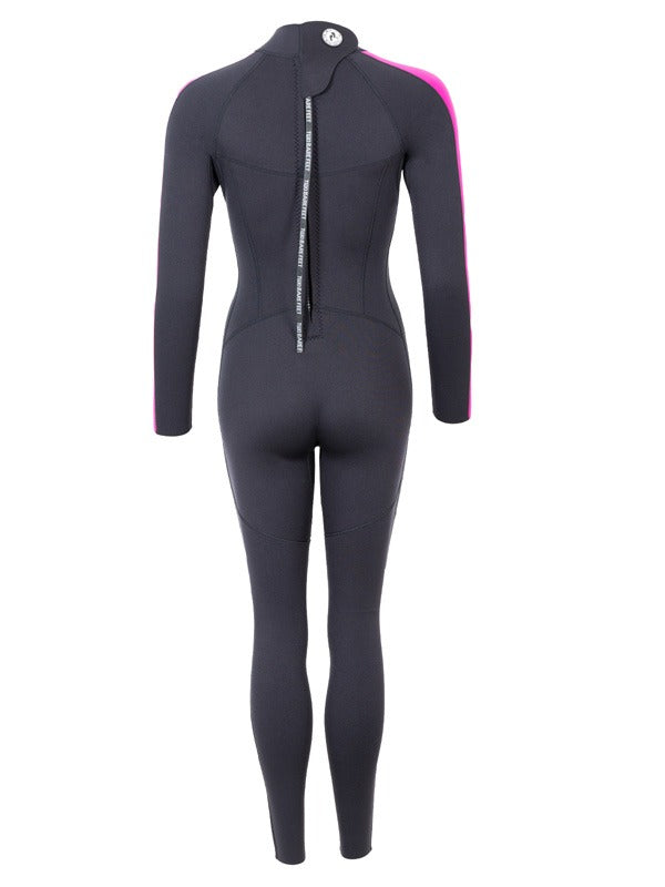 Two Bare Feet Flare 2.5mm Womens Superstretch Full Length Wetsuit (Raspberry)