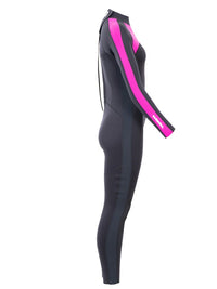 Two Bare Feet Flare 2.5mm Womens Superstretch Full Length Wetsuit (Raspberry)