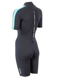 Two Bare Feet Flare 2.5mm Womens Superstretch Shorty Wetsuit (Mint)