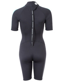 Two Bare Feet Flare 2.5mm Womens Superstretch Shorty Wetsuit (Mint)