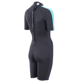 Two Bare Feet Flare 2.5mm Womens Superstretch Shorty Wetsuit (Mint)