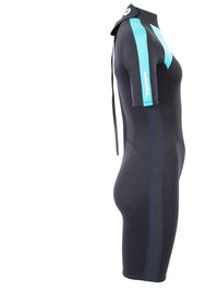 Two Bare Feet Flare 2.5mm Womens Superstretch Shorty Wetsuit (Mint)