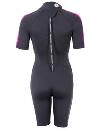 Two Bare Feet Flare 2.5mm Womens Superstretch Shorty Wetsuit (Raspberry)
