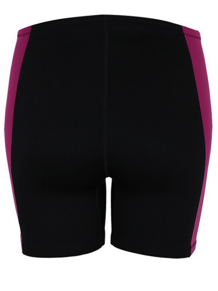 Two Bare Feet Womens Harmony 3mm Wetsuit Shorts (Black / Raspberry)