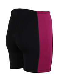 Two Bare Feet Womens Harmony 3mm Wetsuit Shorts (Black / Raspberry)