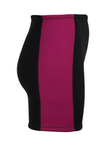 Two Bare Feet Womens Harmony 3mm Wetsuit Shorts (Black / Raspberry)