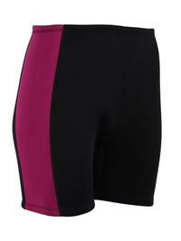 Two Bare Feet Womens Harmony 3mm Wetsuit Shorts (Black / Raspberry)