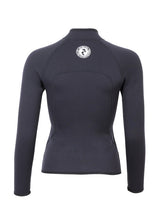 Two Bare Feet Womens Heritage 3mm Full Zip Long Sleeve Wetsuit Jacket (Black)
