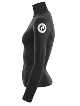 Two Bare Feet Unisex Long Sleeve Rash Vest (Black)