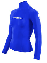 Two Bare Feet Unisex Long Sleeve Rash Vest (Blue)