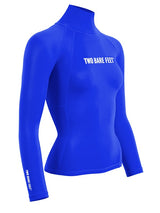 Two Bare Feet Unisex Long Sleeve Rash Vest (Blue)