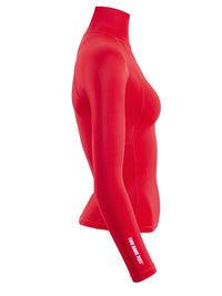 Two Bare Feet Unisex Long Sleeve Rash Vest (Red)