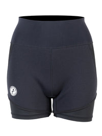 Two Bare Feet Womens Vista 2.5mm Neoprene Wetsuit Overlaid Hotpants (Black)