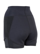 Two Bare Feet Womens Vista 2.5mm Neoprene Wetsuit Overlaid Hotpants (Black)