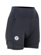 Two Bare Feet Womens Vista 2.5mm Neoprene Wetsuit Overlaid Hotpants (Black)