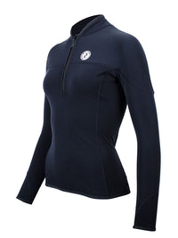 Two Bare Feet Womens Thermal Quarter Zip Watersports Fleece