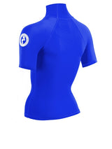 Two Bare Feet Unisex Short Sleeve Rash Vest (Blue)