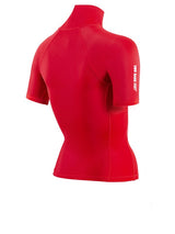 Two Bare Feet Unisex Short Sleeve Rash Vest (Red)