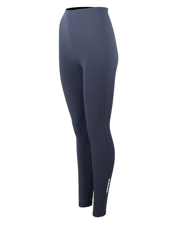 Two Bare Feet Womens Thermal Lycra Swimming Leggings (Black)