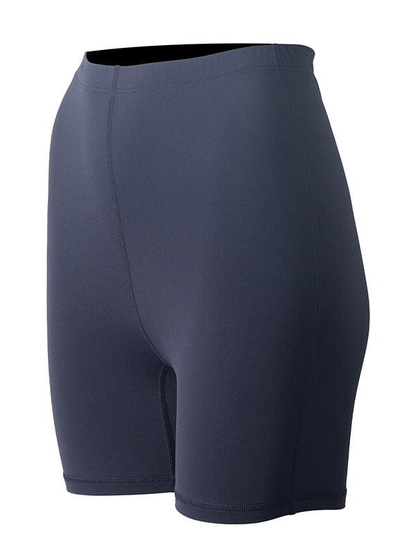 Two Bare Feet Womens Thermal Lycra Swimming Shorts (Black)