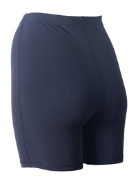 Two Bare Feet Womens Thermal Lycra Swimming Shorts (Black)