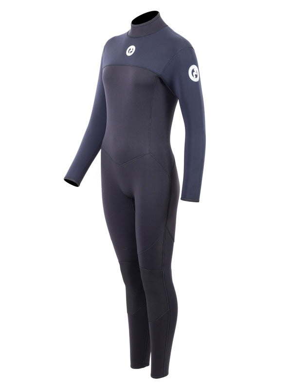 Two Bare Feet Thunderclap 4/3mm Womens Winter Wetsuit (Black)