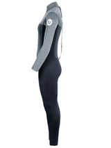 Two Bare Feet Thunderclap Pro 3/2mm Womens Wetsuit (Black/Delta Grey)