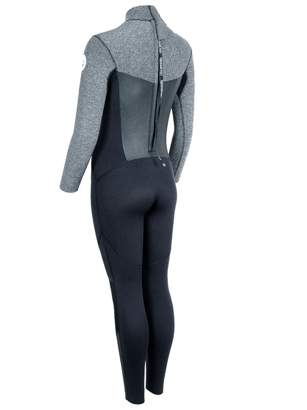 Two Bare Feet Thunderclap Pro 3/2mm Womens Wetsuit (Black/Delta Grey)