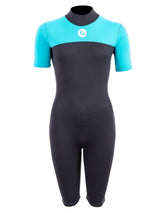 Two Bare Feet Thunderclap 2.5mm Womens Shorty Wetsuit (Aqua)