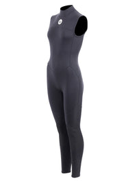 Thunderclap 2.5mm Womens Sleeveless Wetsuit (Black)-Medium