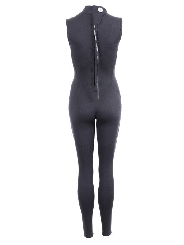 Thunderclap 2.5mm Womens Sleeveless Wetsuit (Black)-Medium