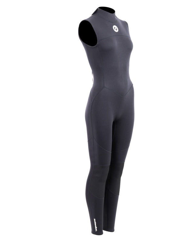 Thunderclap 2.5mm Womens Sleeveless Wetsuit (Black)-Medium