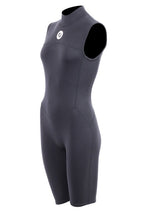 Two Bare Feet Thunderclap 2.5mm Womens Sleeveless Shorty Wetsuit (Black)