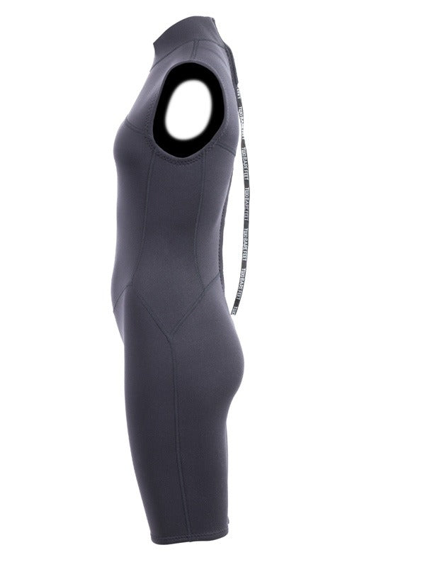 Two Bare Feet Thunderclap 2.5mm Womens Sleeveless Shorty Wetsuit (Black)
