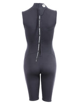 Two Bare Feet Thunderclap 2.5mm Womens Sleeveless Shorty Wetsuit (Black)