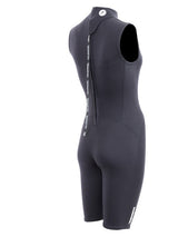 Two Bare Feet Thunderclap 2.5mm Womens Sleeveless Shorty Wetsuit (Black)